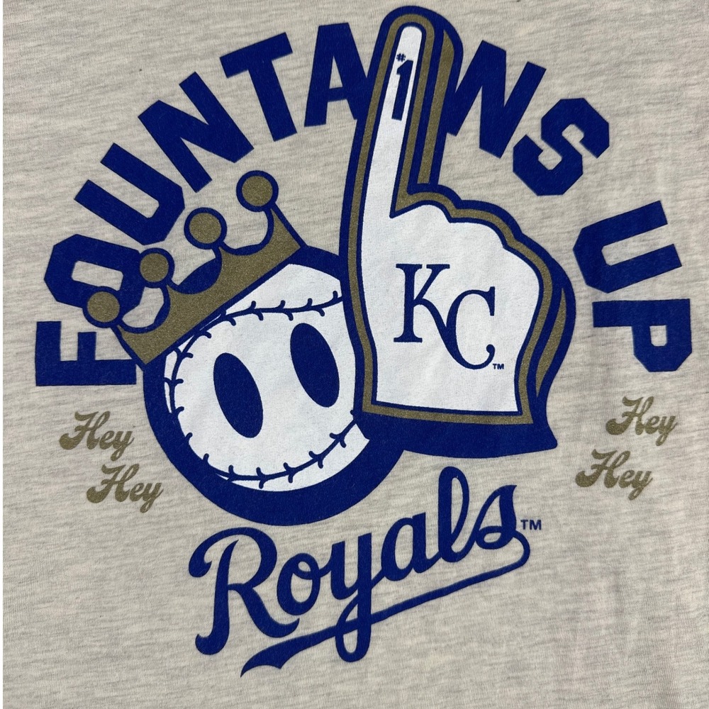 Kansas City Royals Shirt Men's‎ Medium MLB Baseball Short Sleeve Fountains Up